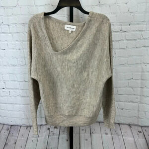 Heartloom Asymmetrical Square Neckline Sweater Size Medium